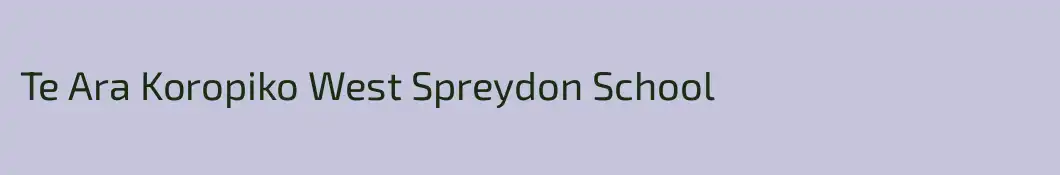 Te Ara Koropiko West Spreydon School
